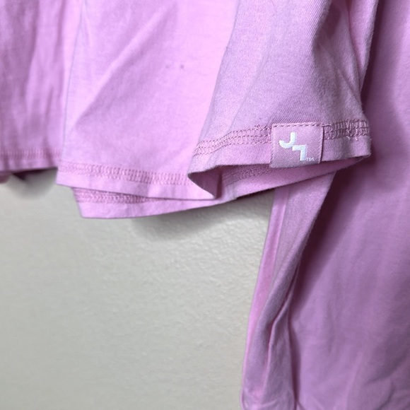 JoyLab V Neck Long Sleeve Pullover Top Pink Womens Size XL - Picture 7 of 11